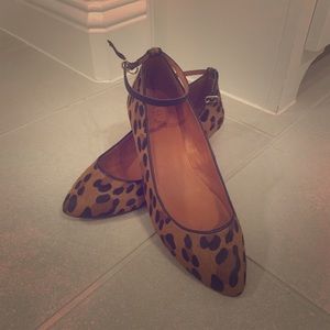 Madewell leopard print shoes size 8
